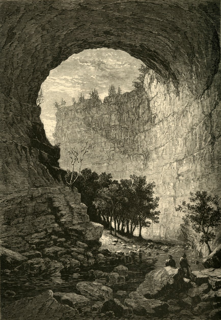 „Naturalny tunel”, 1872. autorstwa William Ludwell Sheppard