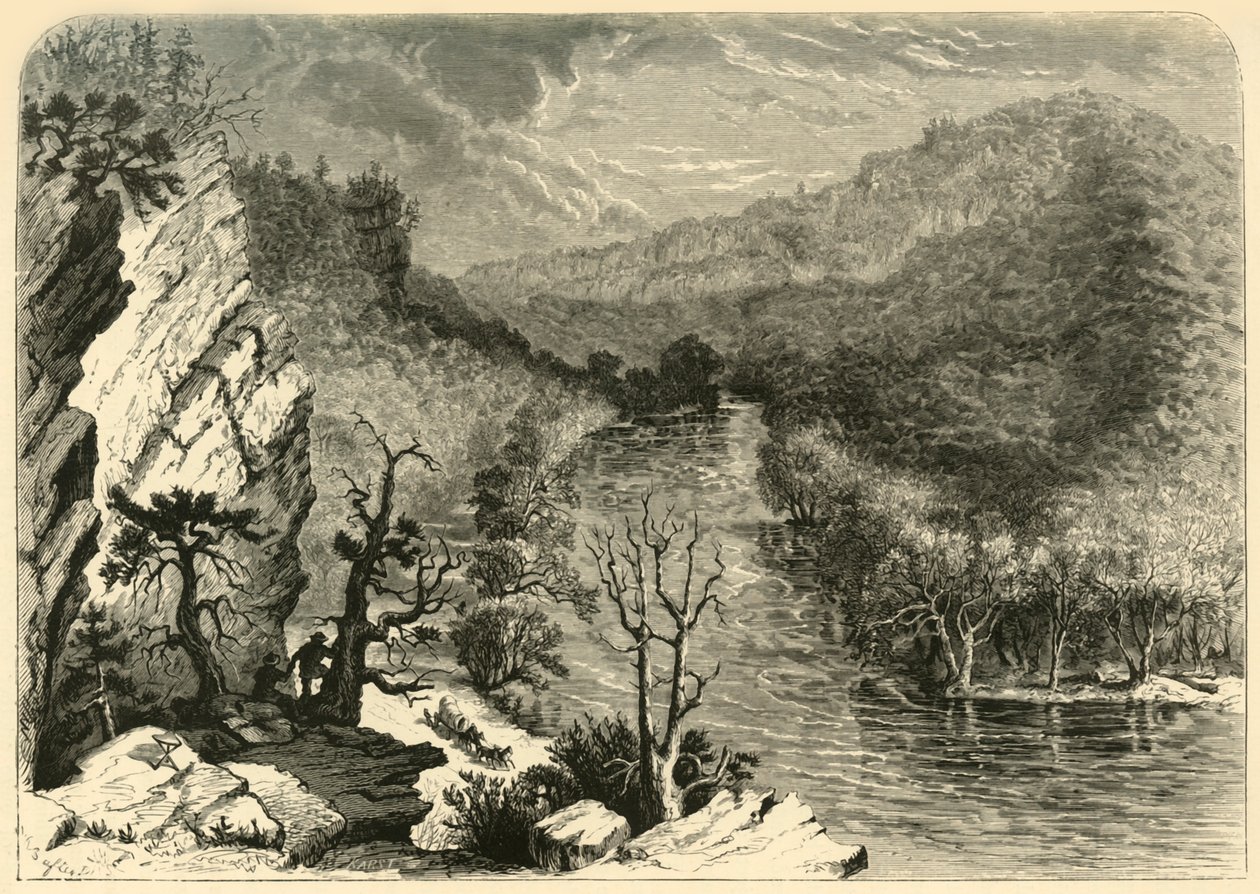 „Przepaść petersburska”, 1872. autorstwa William Ludwell Sheppard