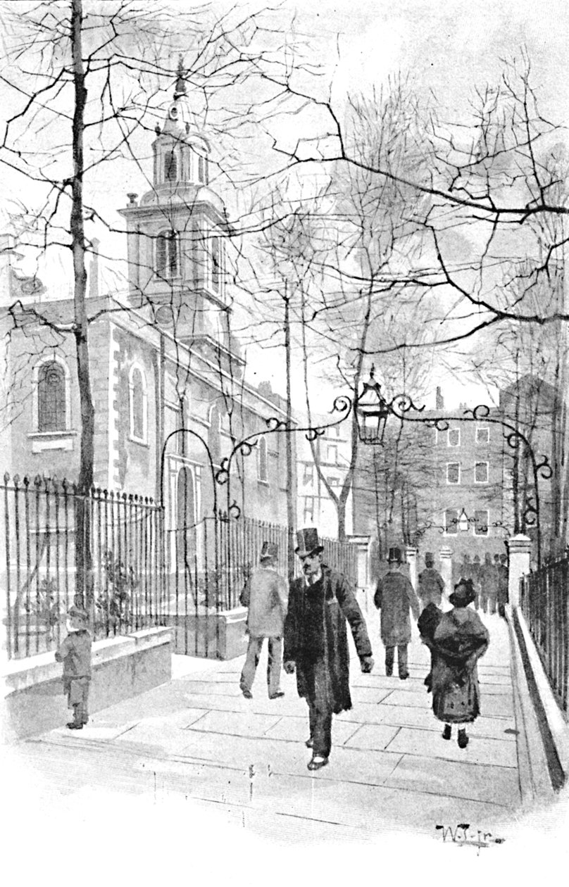 Aldermans Walk, Bishopsgate Street, 1891 autorstwa William Luker