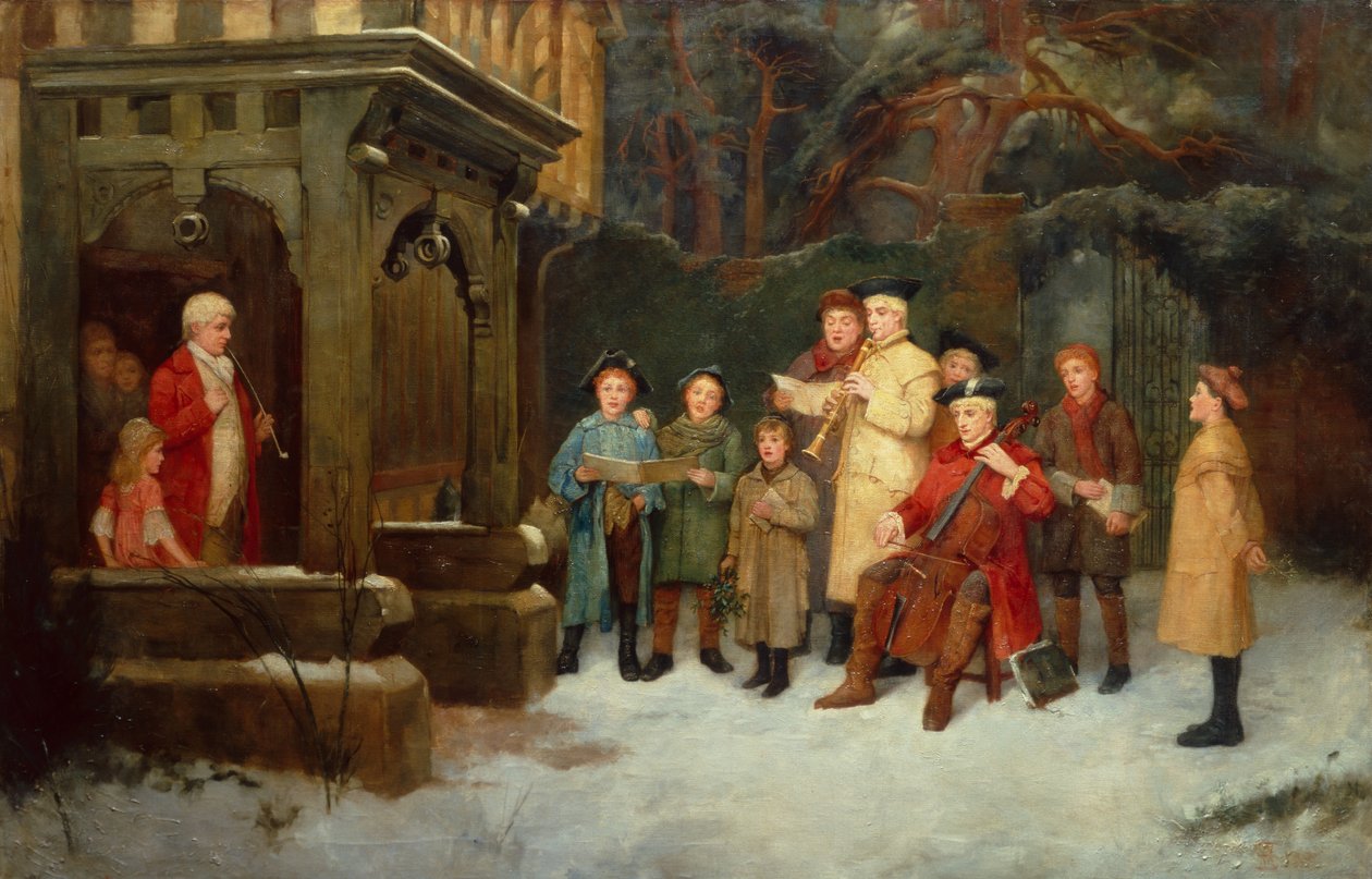 Kolędnicy autorstwa William M Spittle