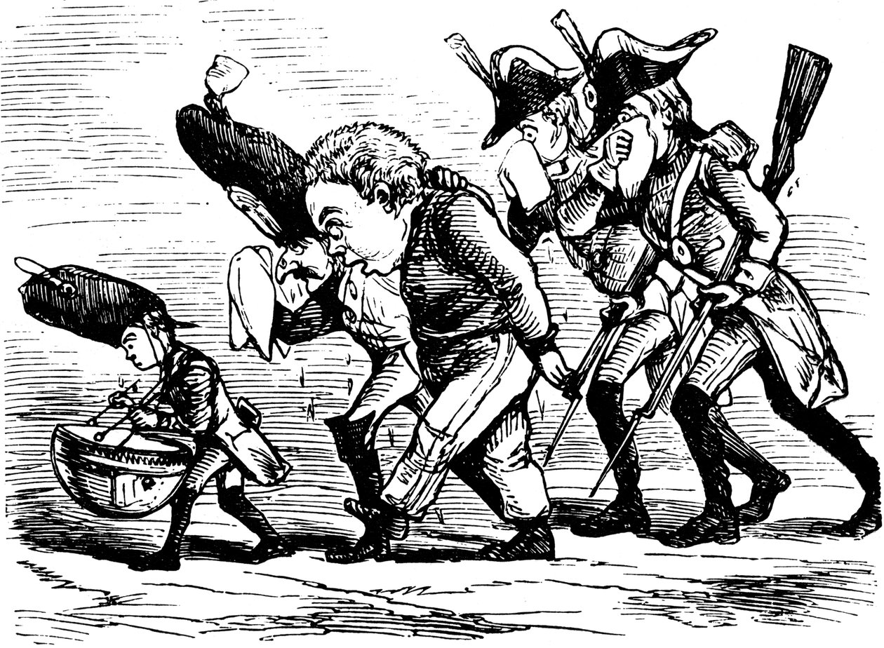 Ilustracja z książki „Róża i pierścień” Williama Thackeray, 1855. autorstwa William Makepeace Thackeray