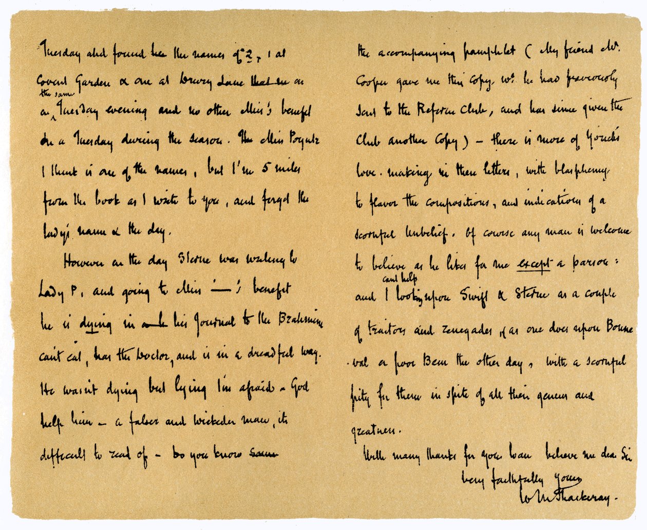 List Williama Makepeace