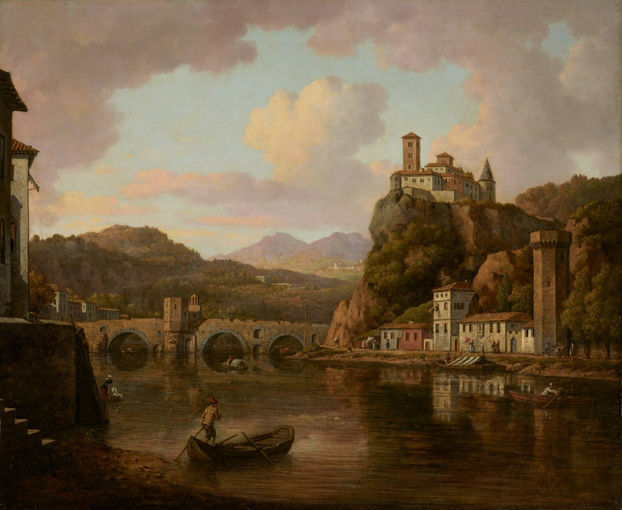 Zamek nad Rodanem, Francja autorstwa William Marlow