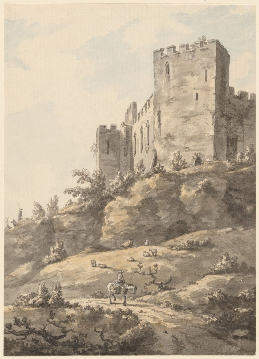 Zamek Ludlow, Shropshire autorstwa William Marlow