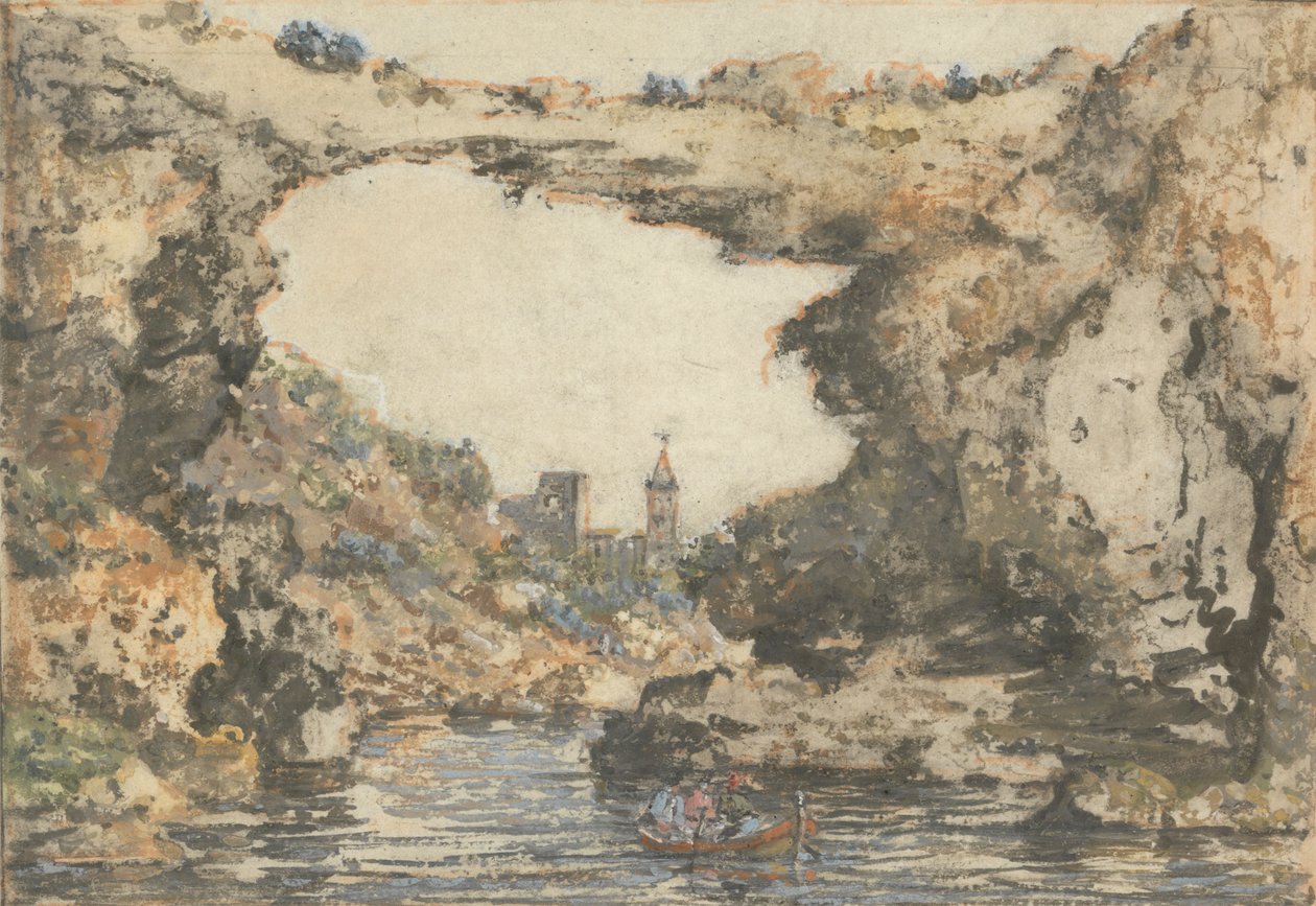 Rock Bridge w Szkole Wergiliusza autorstwa William Marlow