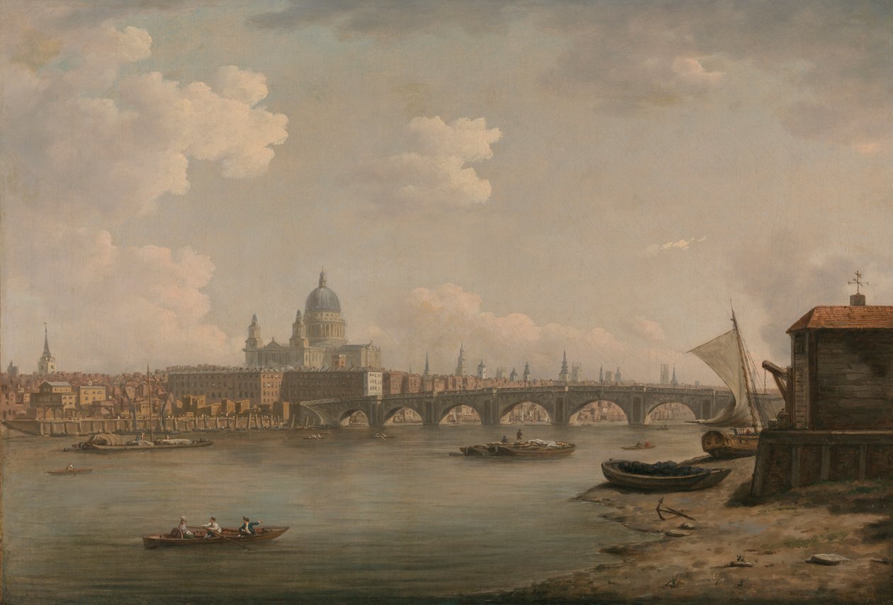 Most św. Pawła i Blackfriars autorstwa William Marlow