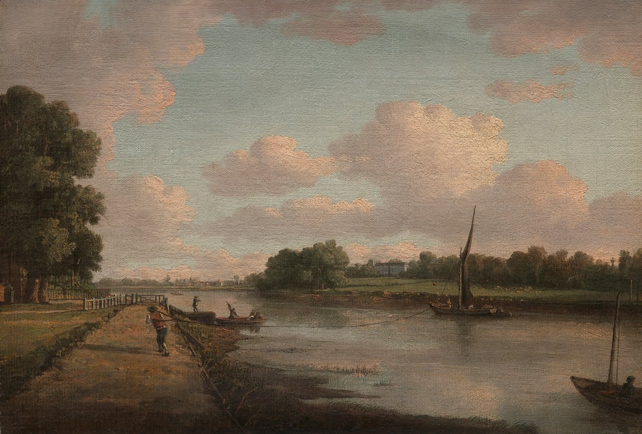 Widok na Tamizę w Richmond autorstwa William Marlow
