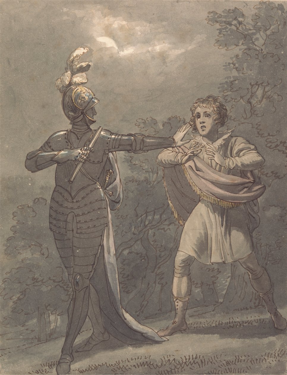 Hamlet i Duch autorstwa William Marshall Craig