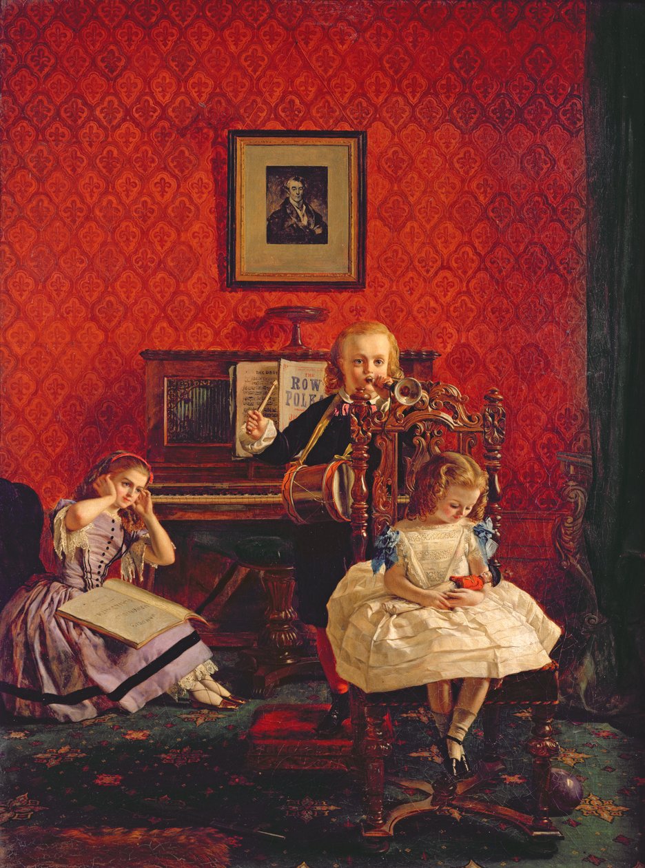 Muzyka Hath Charms, 1861 autorstwa William Maw Egley