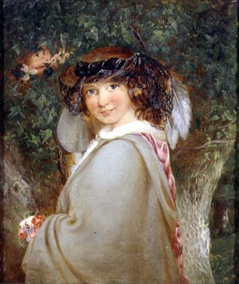 Portret młodej dziewczyny autorstwa William Maw Egley