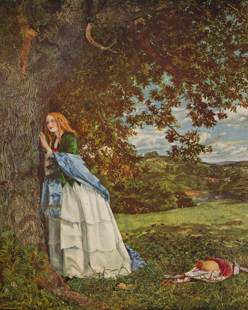 Gadający dąb Tennyson, 1857, c1915 autorstwa William Maw Egley