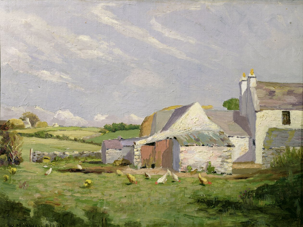 Farma Anglesey (olej na płótnie) autorstwa William Maxwell Reekie