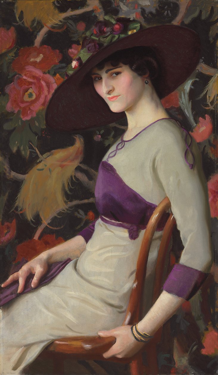 Rosjanin; La Russe (olej na płótnie) autorstwa William McGregor Paxton