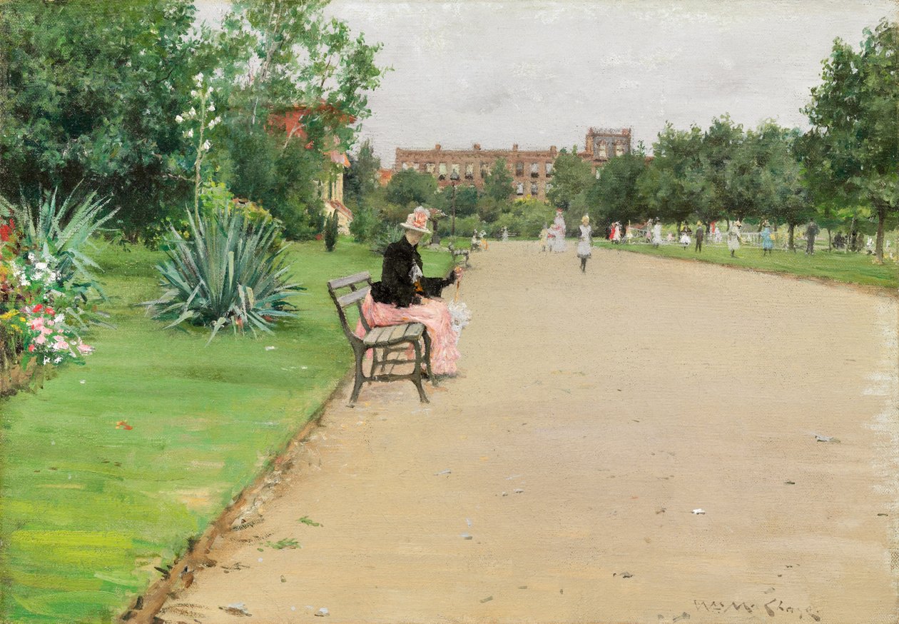 Park miejski autorstwa William Merritt Chase