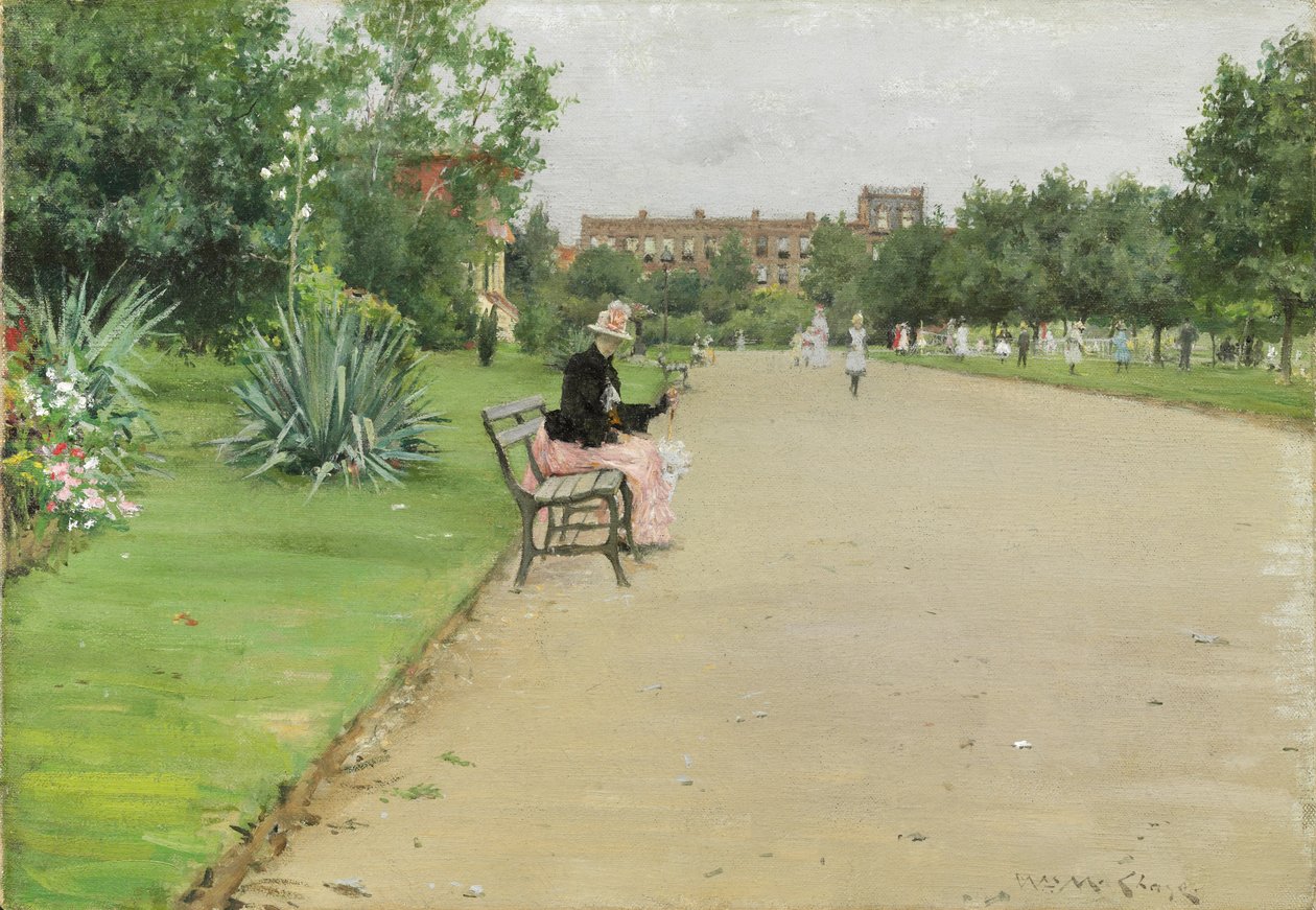 Park Miejski, ok.1887 autorstwa William Merritt Chase