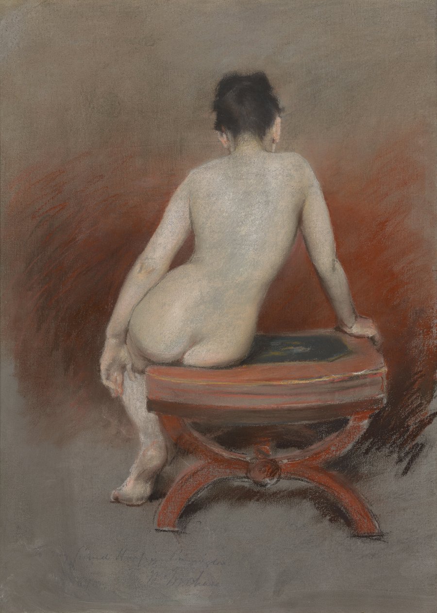 Plecy aktu autorstwa William Merritt Chase