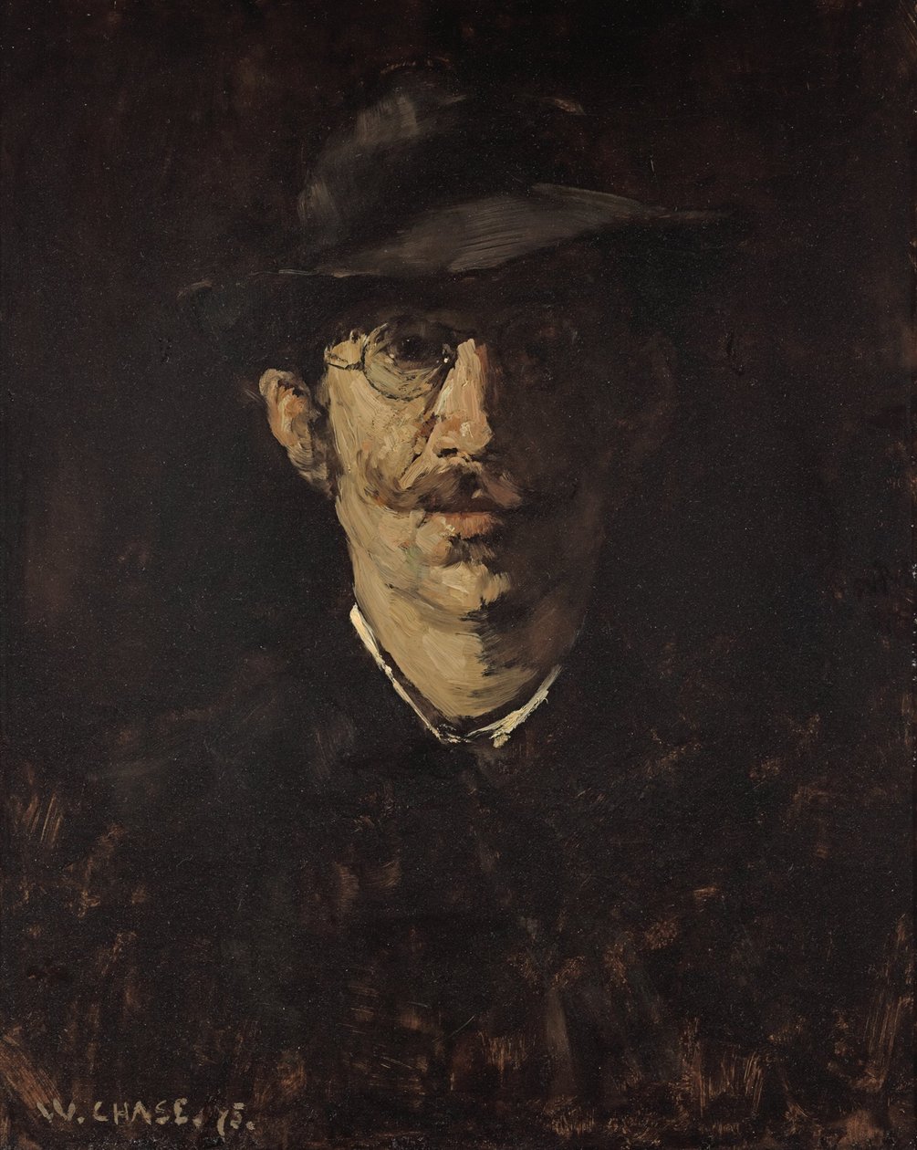 Portret Hugo von Habermanna autorstwa William Merritt Chase
