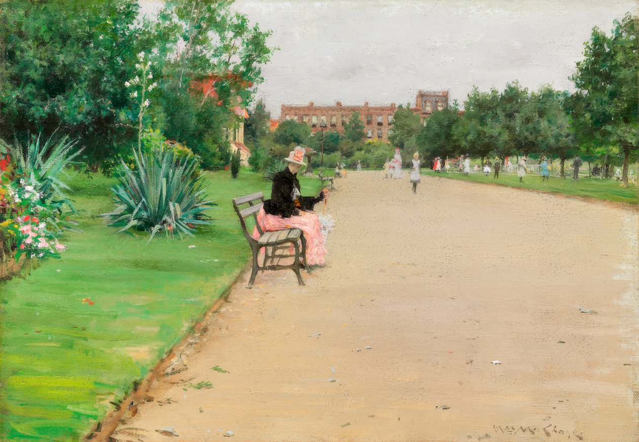 Park miejski autorstwa William Merritt Chase