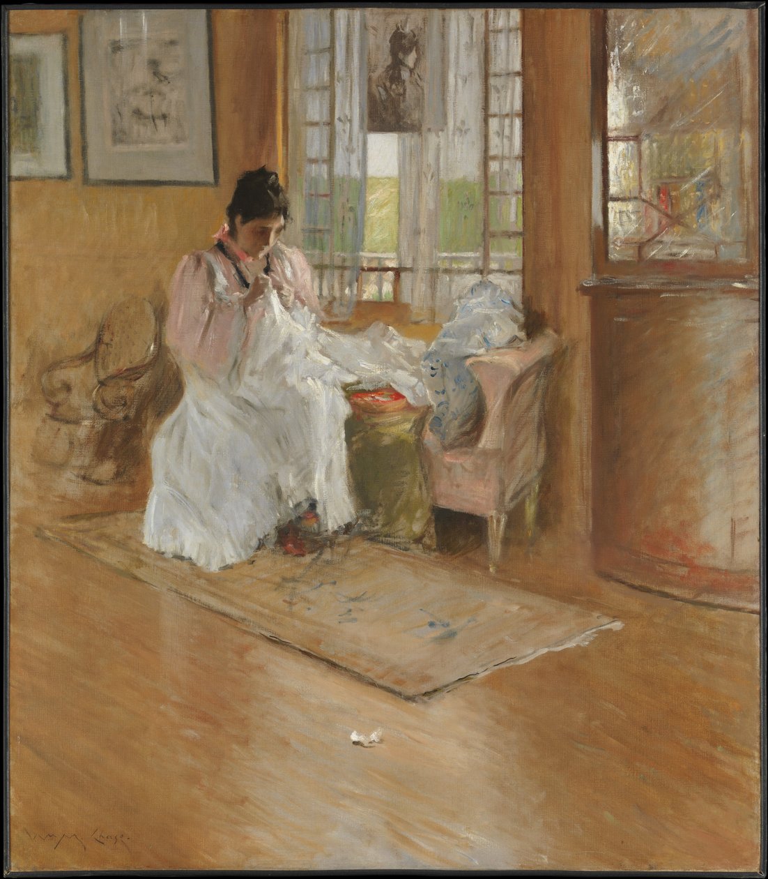 Dla malucha autorstwa William Merritt Chase