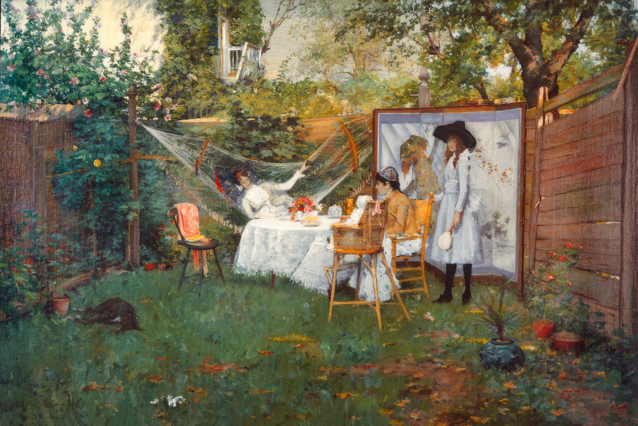 Śniadanie na świeżym powietrzu autorstwa William Merritt Chase