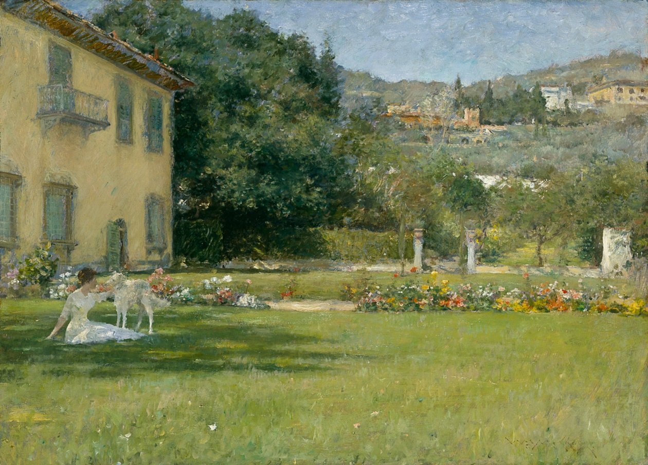Dobrzy przyjaciele autorstwa William Merritt Chase