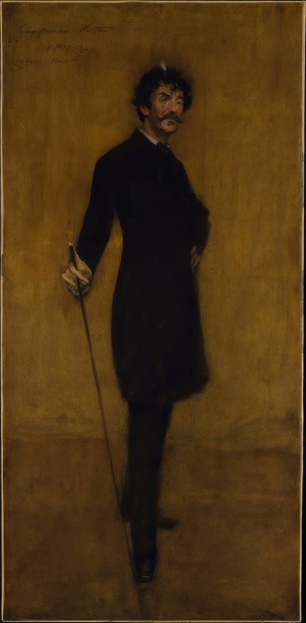 James Abbott McNeill Whistler autorstwa William Merritt Chase