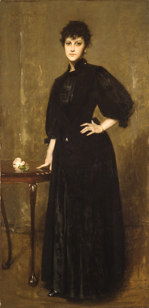 Dama w czerni autorstwa William Merritt Chase