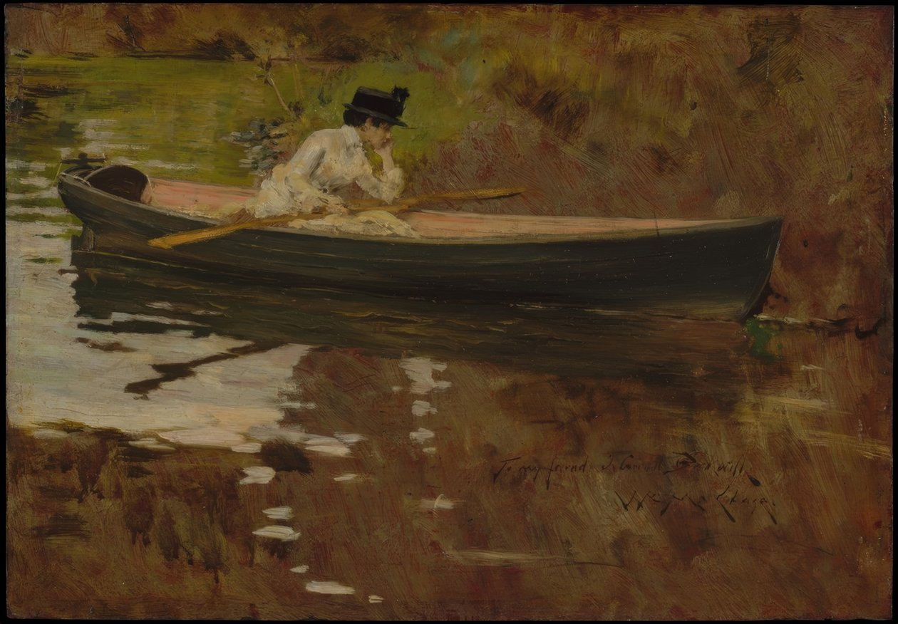 Pani Chase w Prospect Park autorstwa William Merritt Chase