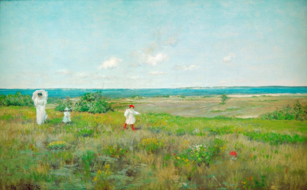 Blisko plaży, Shinnecock autorstwa William Merritt Chase