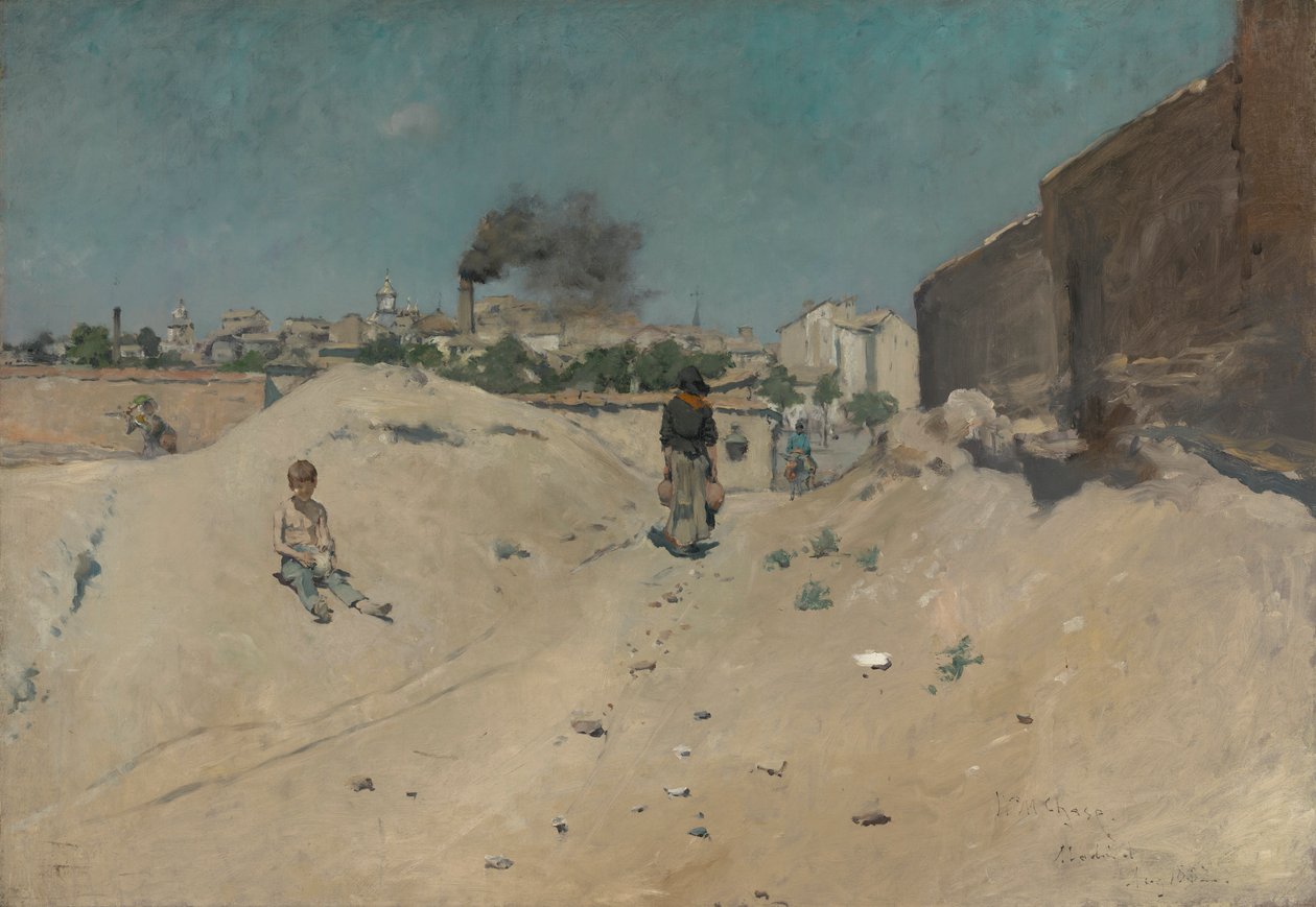 Przedmieścia Madrytu autorstwa William Merritt Chase
