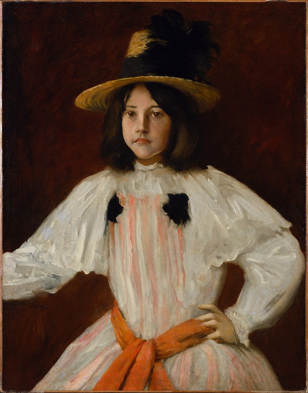 Portret córki artysty autorstwa William Merritt Chase
