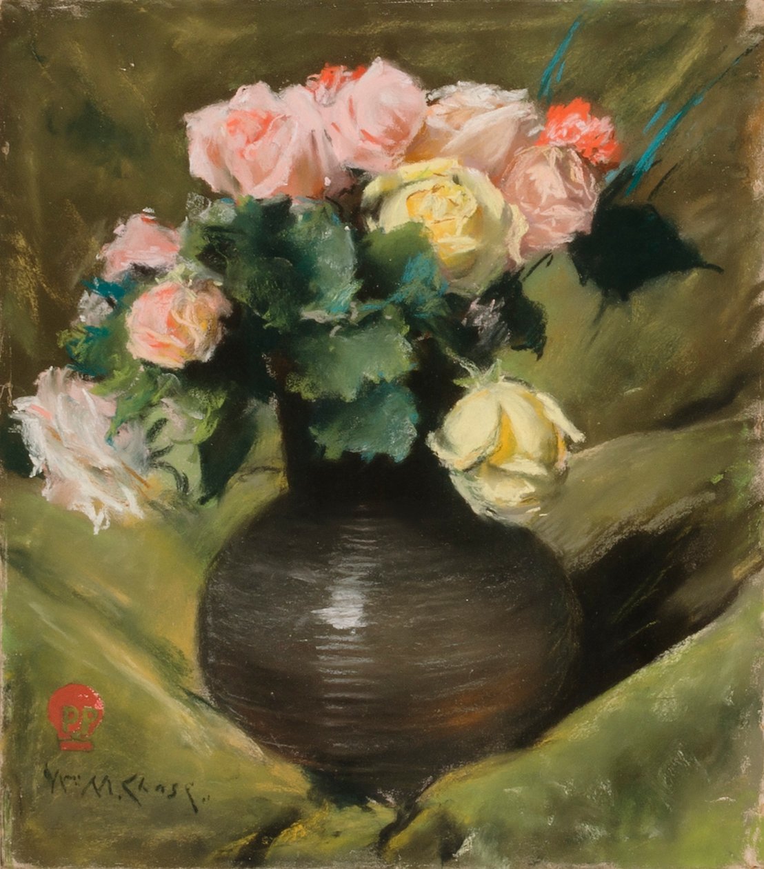 Róże autorstwa William Merritt Chase