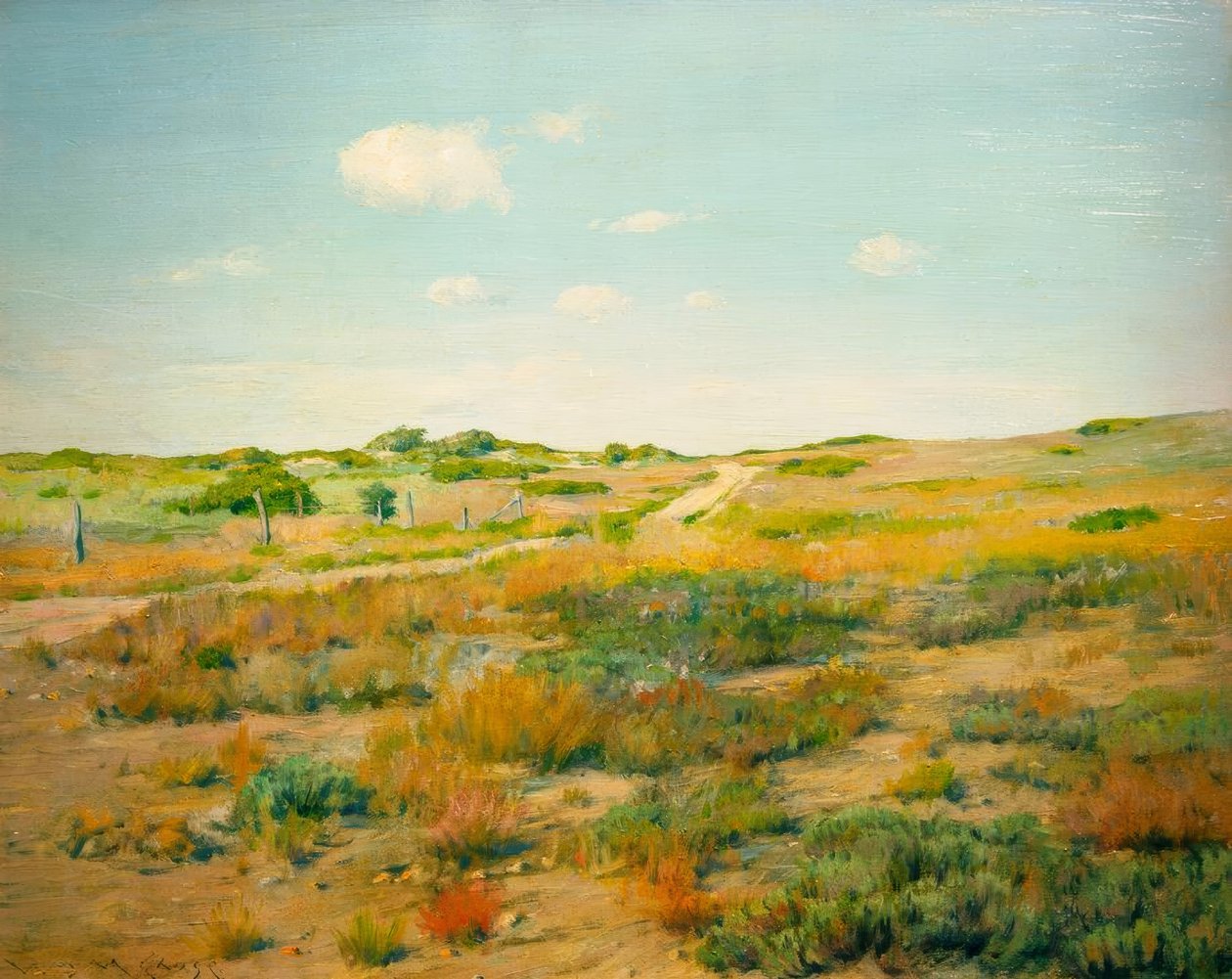 Wzgórza Shinnecocka autorstwa William Merritt Chase