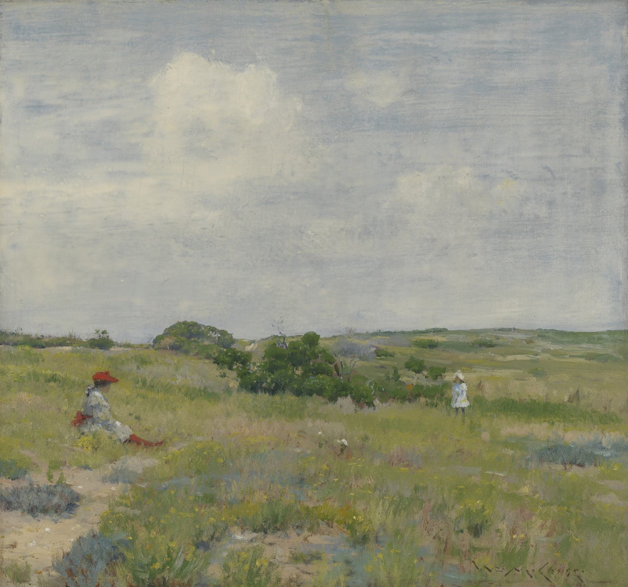 Wzgórza Shinnecocka, ok. 1895 r autorstwa William Merritt Chase