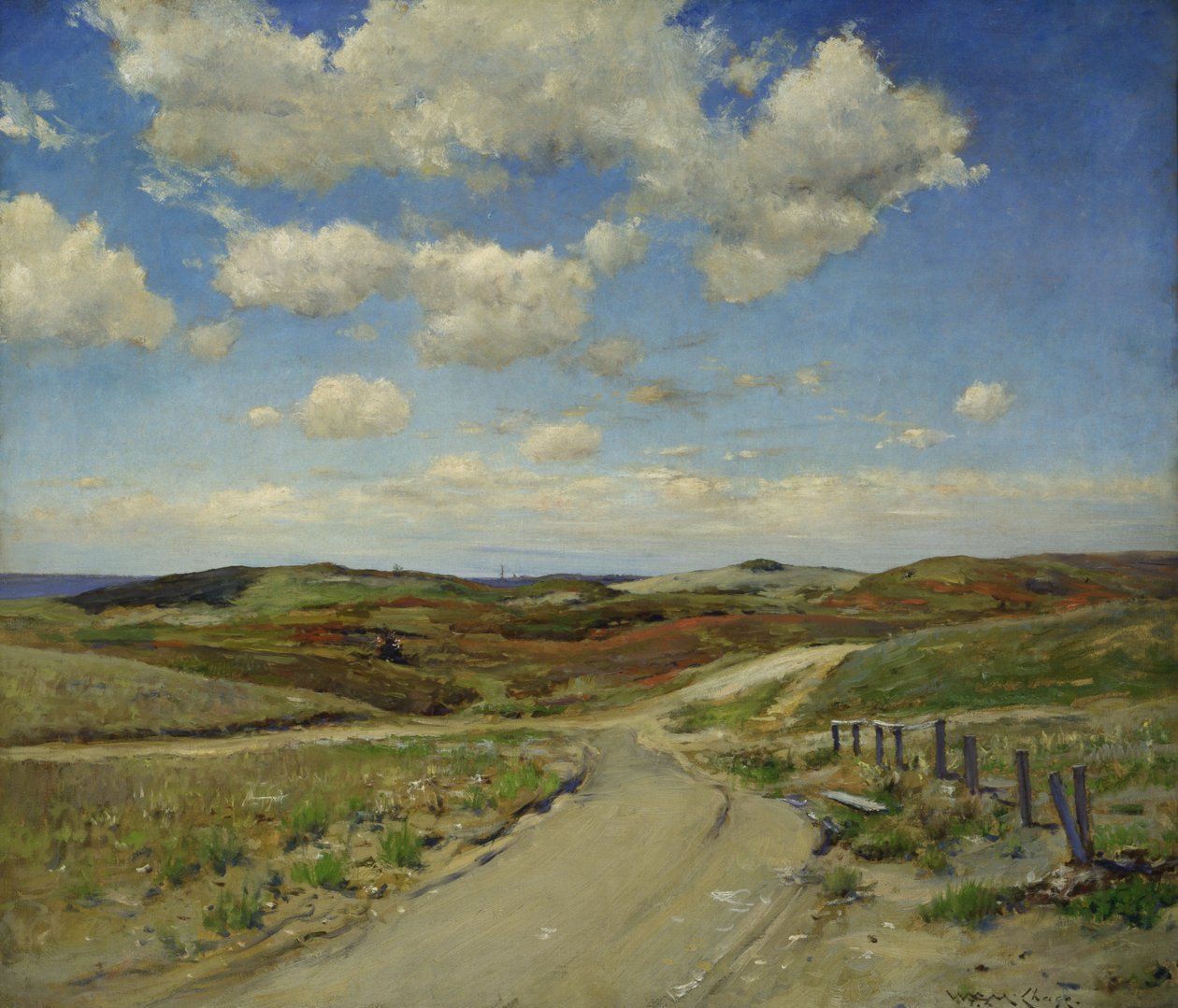 Wzgórza Shinnecock, ca. 1895. autorstwa William Merritt Chase
