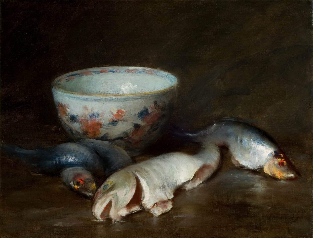 Martwa natura z rybą 1910 (olej na płótnie) autorstwa William Merritt Chase