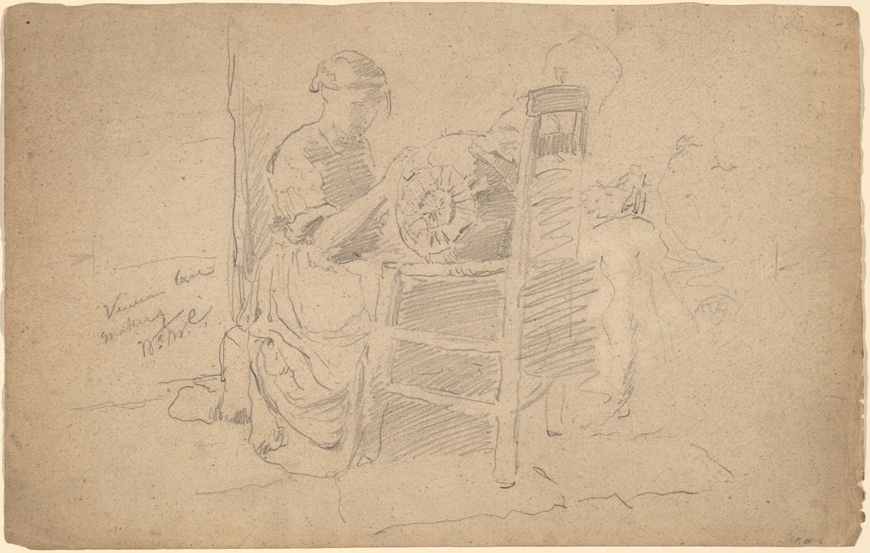 Produkcja koronek weneckich autorstwa William Merritt Chase