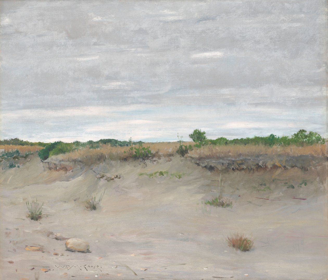 Piaski miotane wiatrem autorstwa William Merritt Chase