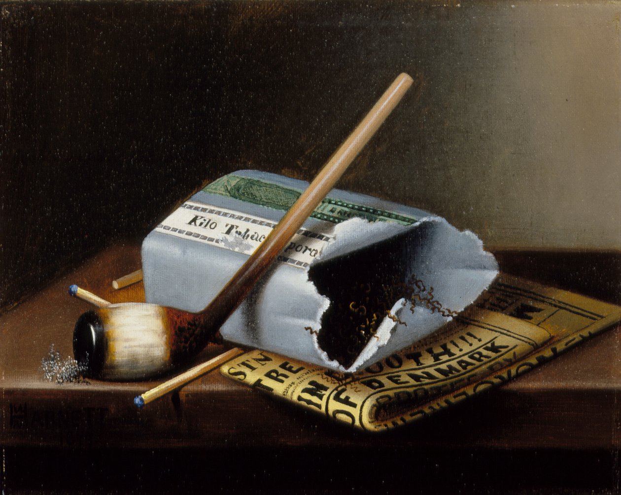 Ach, biedny Yoricku autorstwa William Michael Harnett