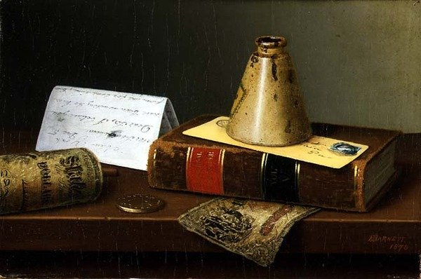 Giełda amerykańska autorstwa William Michael Harnett