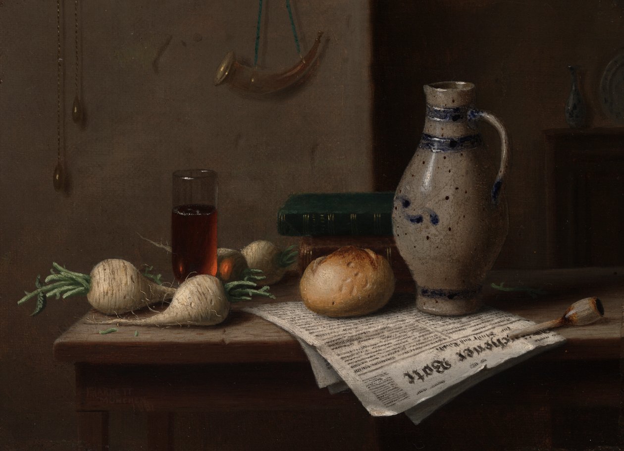 Munchener Bote autorstwa William Michael Harnett