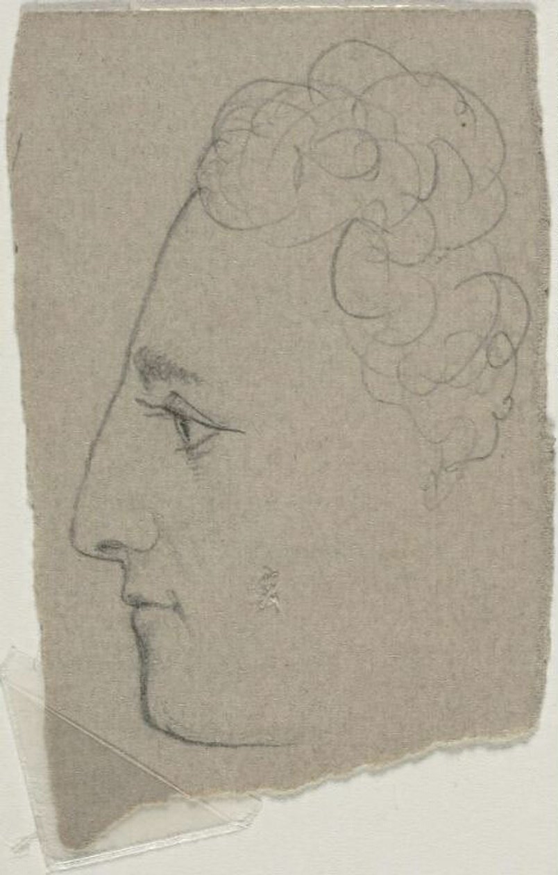 Szkic profilu autorstwa William Michael Harnett