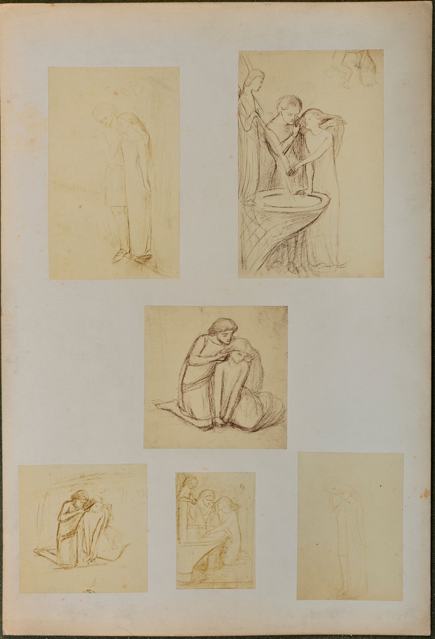 Studia do "La Belle Dame Sans Merci autorstwa William Michael Rossetti
