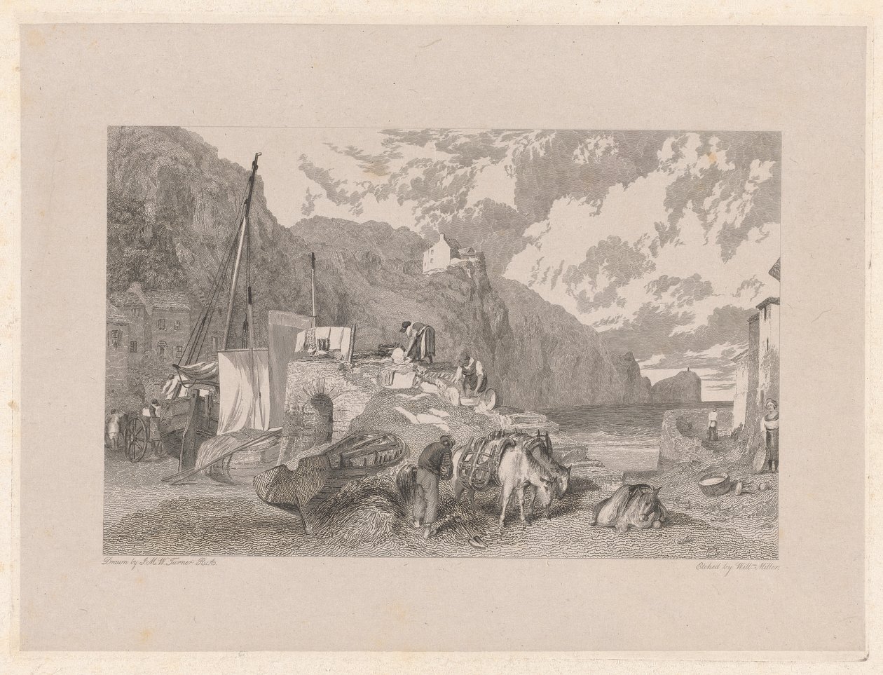 Combe-Martin, Devonshire autorstwa William Miller