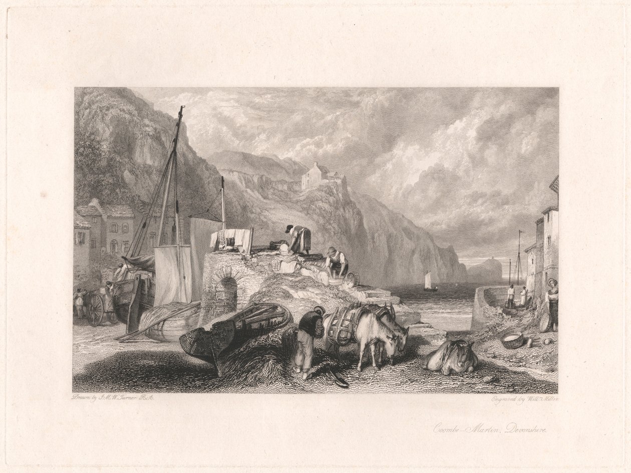 Combe-Martin, Devonshire autorstwa William Miller
