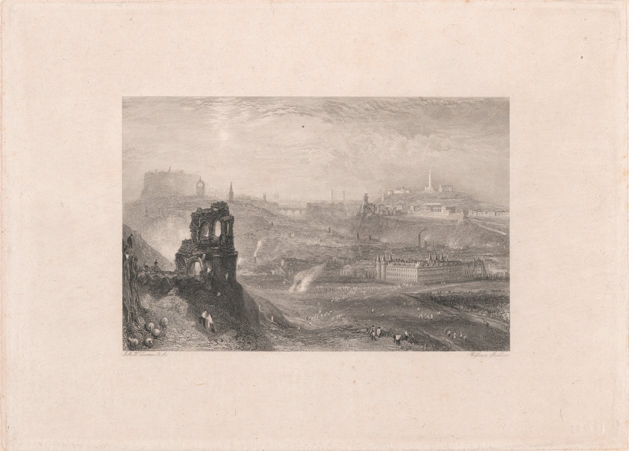 Edynburg z kaplicy św. Antoniego autorstwa William Miller