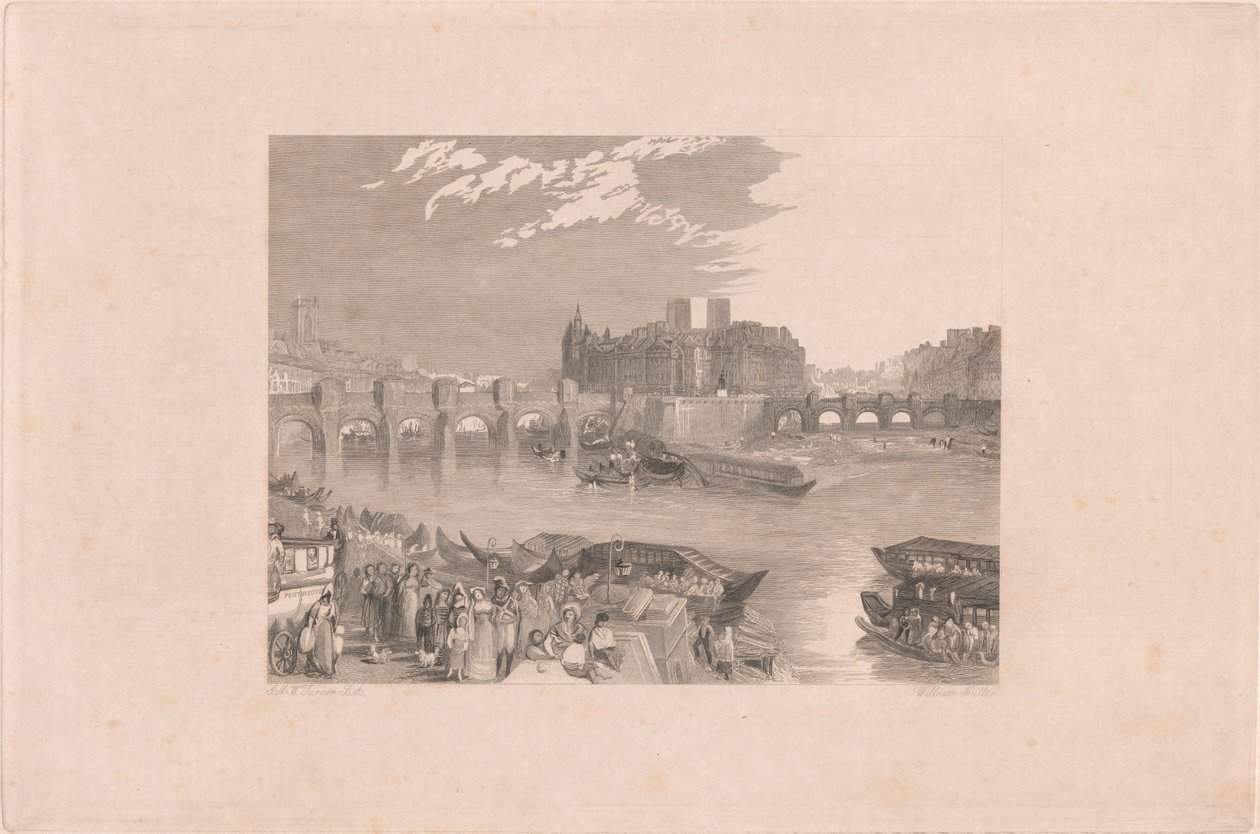 Pont Neuf w Paryżu autorstwa William Miller