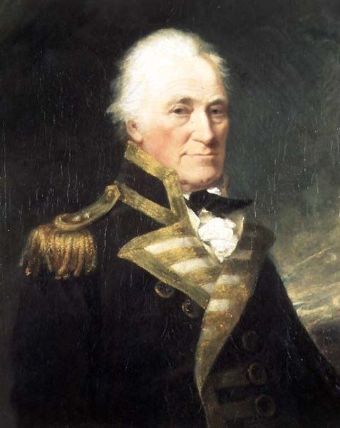 Portret wiceadmirała Johna Huntera autorstwa William Mineard Bennett