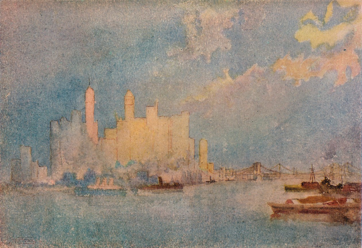 Nowy Jork z dźwięku, c1913 autorstwa William Monk