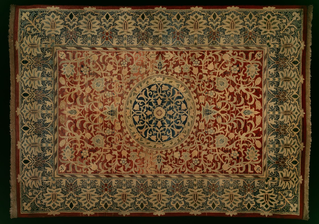 Dywan, Wimbledon, 1887. autorstwa William Morris